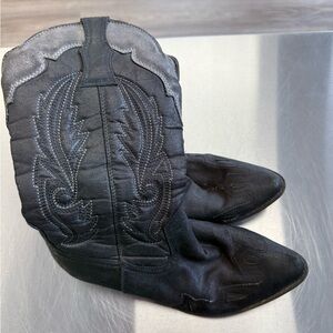 Coconuts by Matisse Black Suede Western Ankle Boots